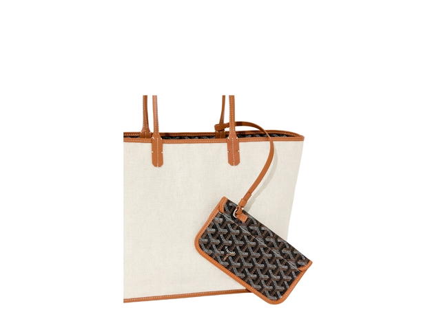 Goyard Goyard Saint Louis PM Bag Croc Universel Black Tan - view 6