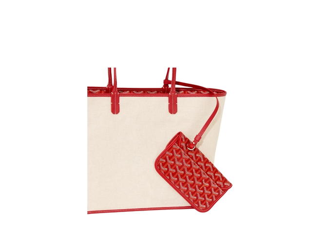 Goyard Goyard Saint Louis PM Bag Croc Universel Red - view 6