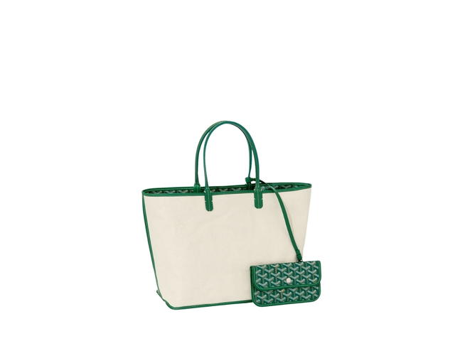 Goyard Goyard Saint Louis PM Bag Croc Universel Green - view 3