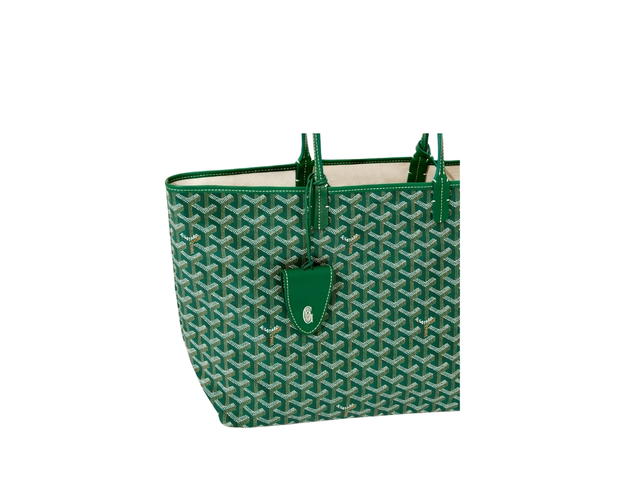 Goyard Goyard Saint Louis PM Bag Croc Universel Green - view 4