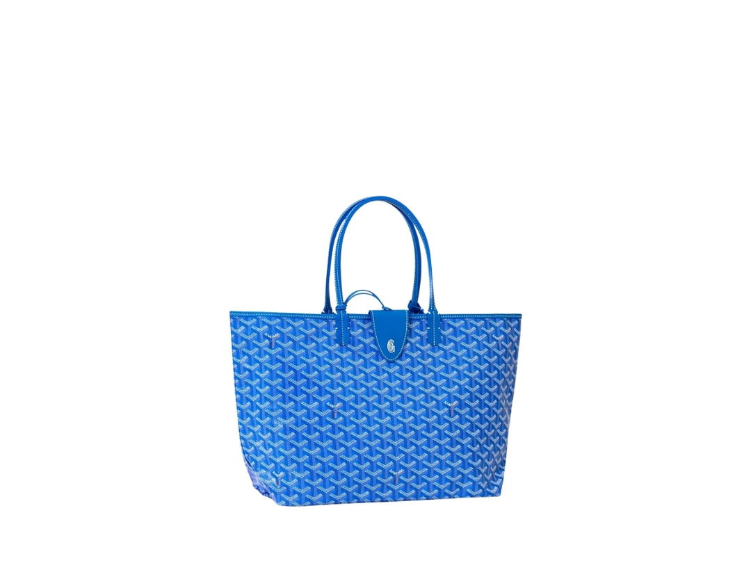 Goyard Goyard Saint Louis PM Bag Croc Universel Sky Blue