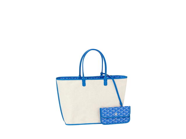 Goyard Goyard Saint Louis PM Bag Croc Universel Sky Blue - view 3