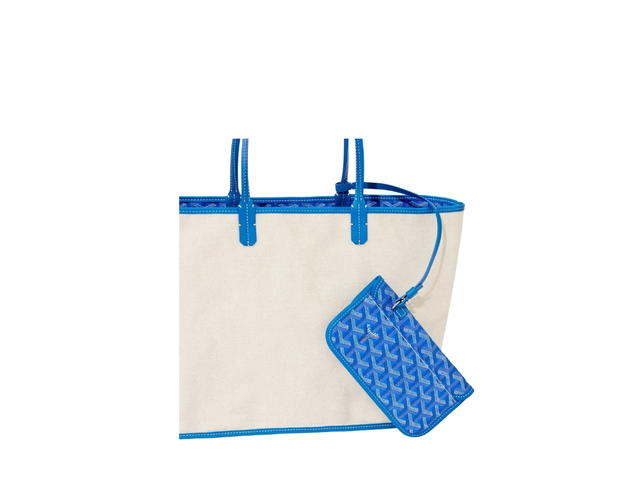 Goyard Goyard Saint Louis PM Bag Croc Universel Sky Blue - view 6