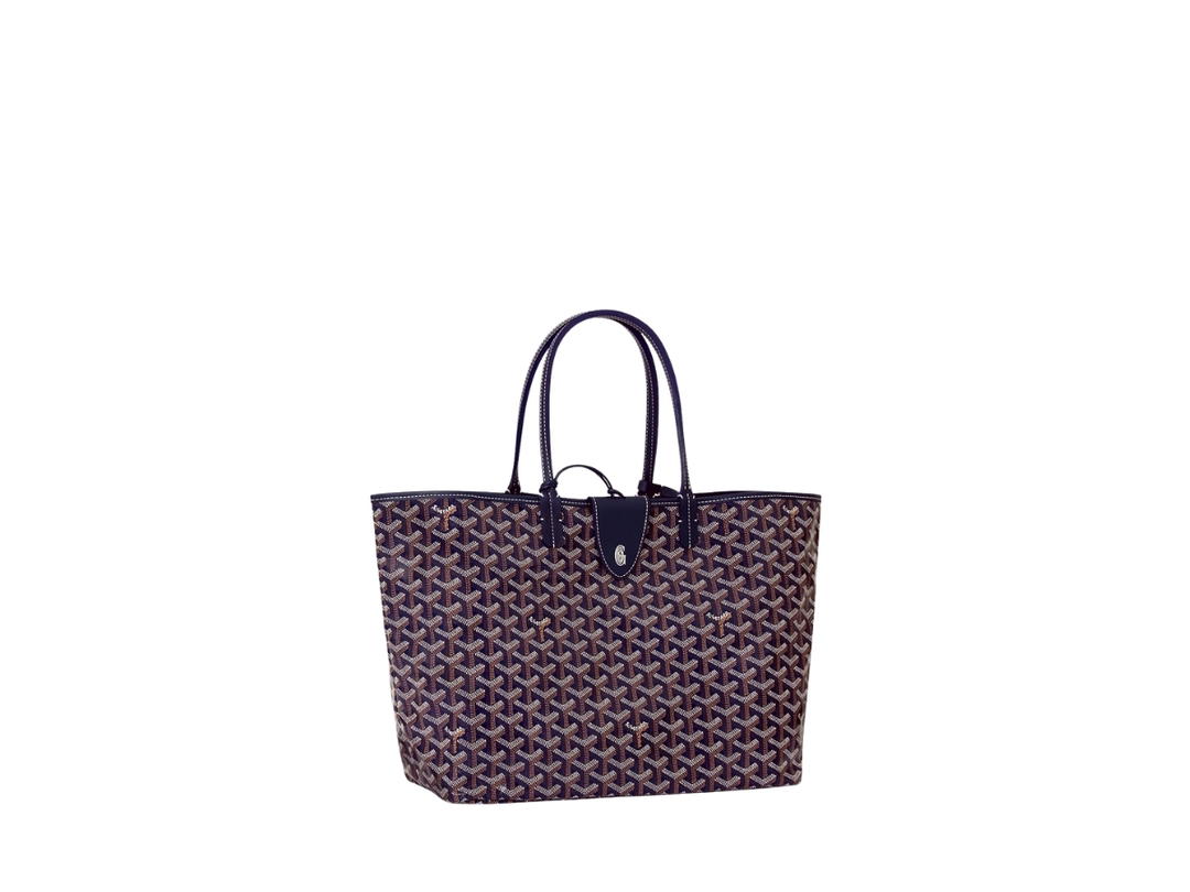 Goyard Goyard Saint Louis PM Bag Croc Universel Navy Blue