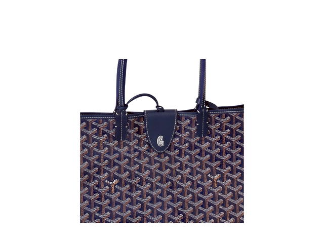 Goyard Goyard Saint Louis PM Bag Croc Universel Navy Blue - view 5