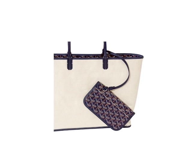 Goyard Goyard Saint Louis PM Bag Croc Universel Navy Blue - view 6