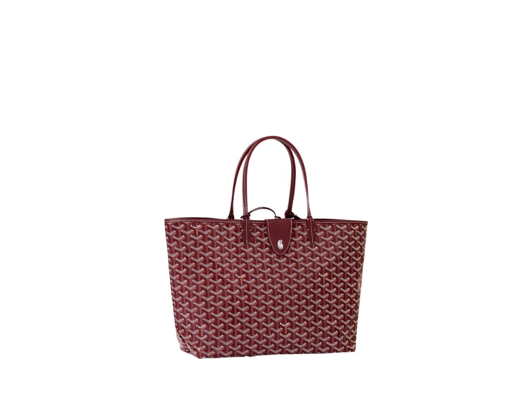 Goyard Goyard Saint Louis PM Bag Croc Universel Burgundy
