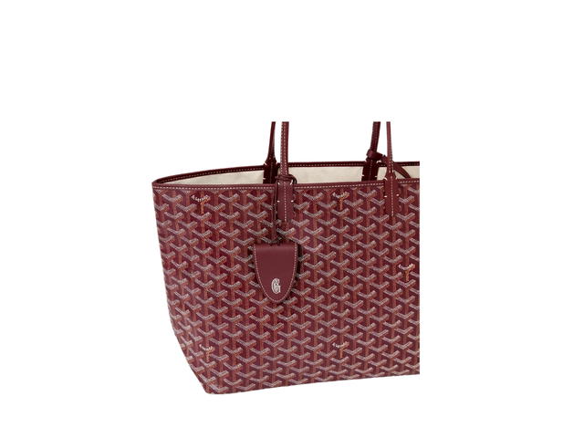 Goyard Goyard Saint Louis PM Bag Croc Universel Burgundy - view 4