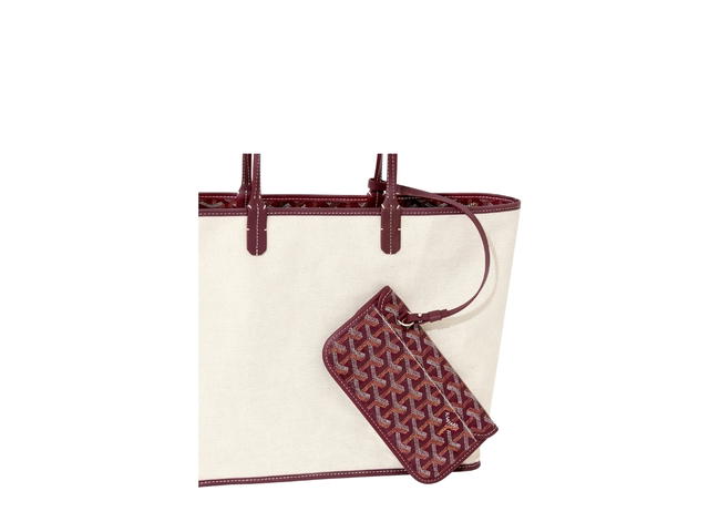 Goyard Goyard Saint Louis PM Bag Croc Universel Burgundy - view 6