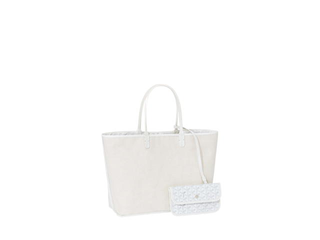 Goyard Goyard Saint Louis PM Bag Croc Universel White - view 3