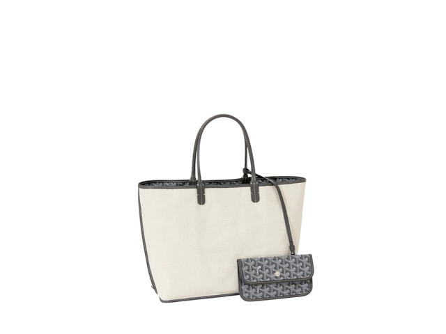Goyard Goyard Saint Louis PM Bag Croc Universel Grey - view 3