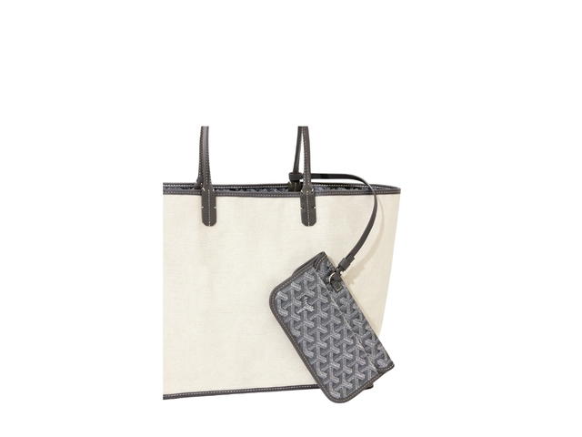 Goyard Goyard Saint Louis PM Bag Croc Universel Grey - view 6
