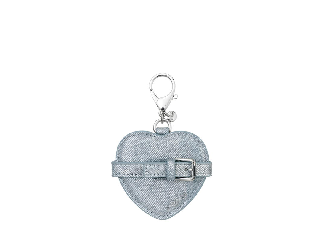 Stand Oil Stand Oil Belted Mirror Keyring Silver Denim