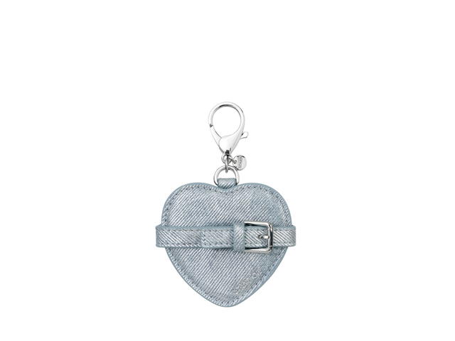 Stand Oil Stand Oil Belted Mirror Keyring Silver Denim - view 1