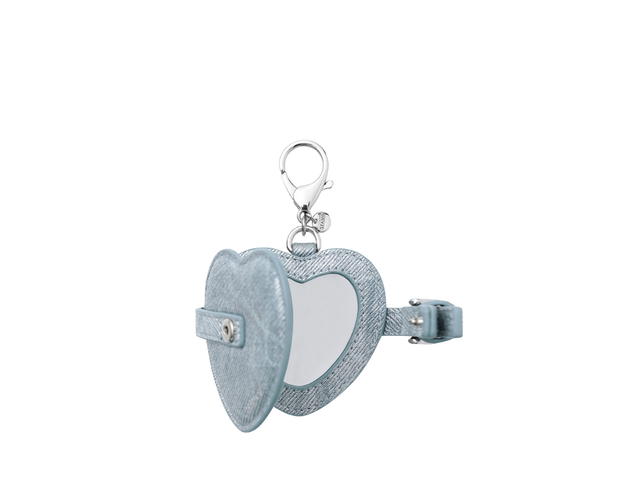 Stand Oil Stand Oil Belted Mirror Keyring Silver Denim - view 3