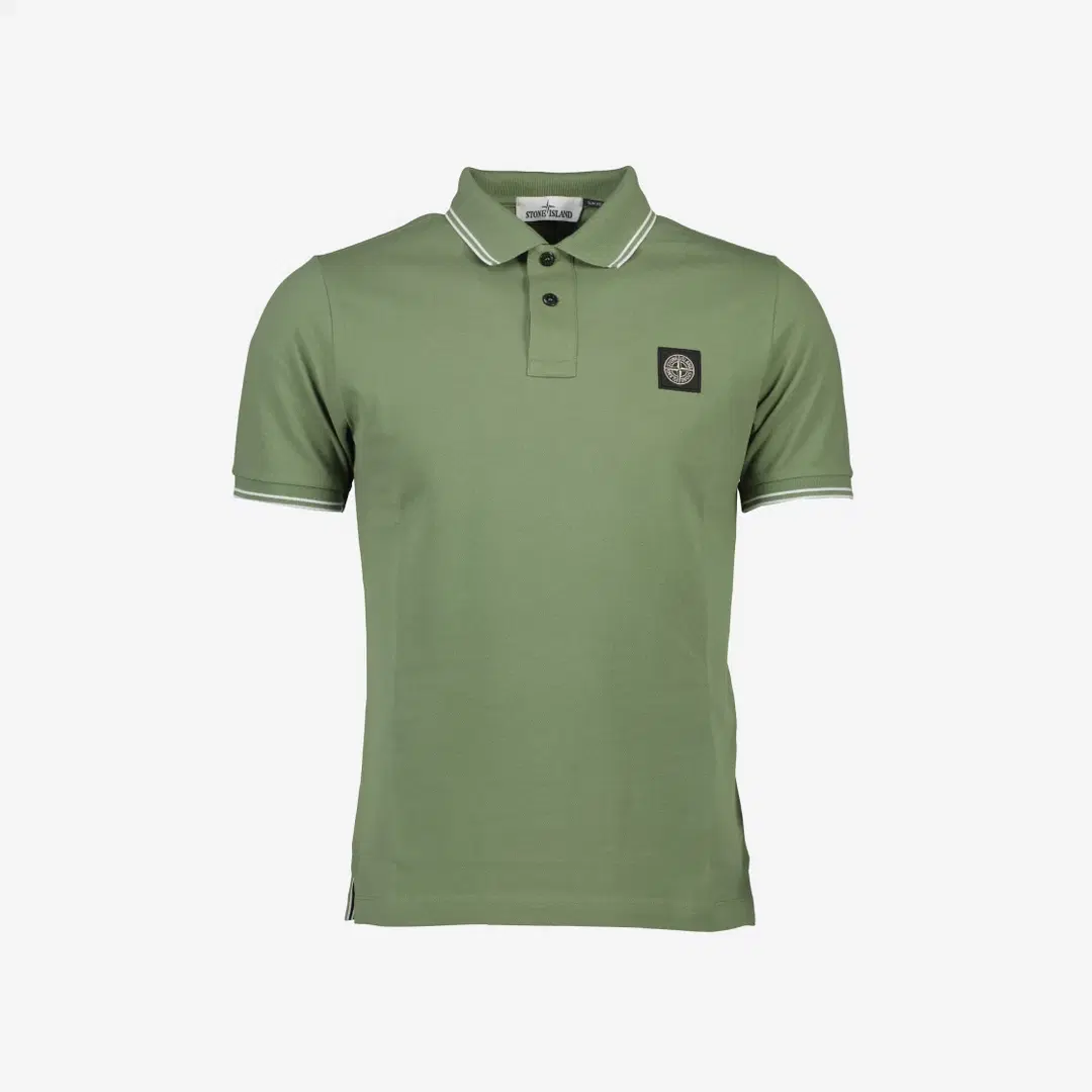 Stone Island Stone Island 22S18 Polo Shirt Olive Green - 22FW