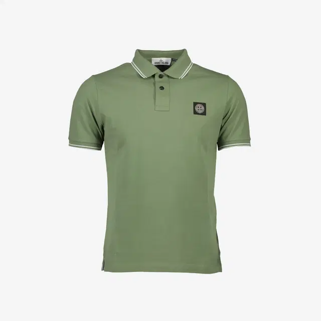 Stone Island Stone Island 22S18 Polo Shirt Olive Green - 22FW - view 1