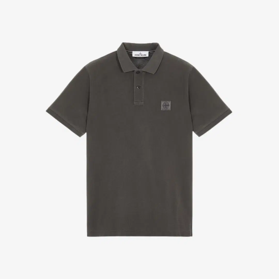 Stone Island Stone Island 22S67 Pigment Dyed Polo Shirt Dark Grey - 22SS