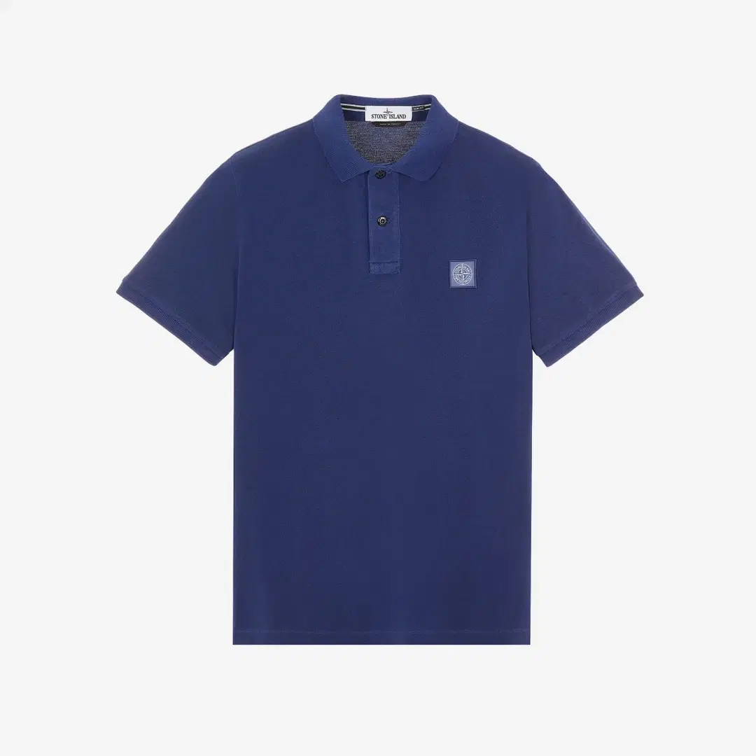 Stone Island Stone Island 22S67 Pigment Dyed Polo Shirt Royal Blue - 22SS