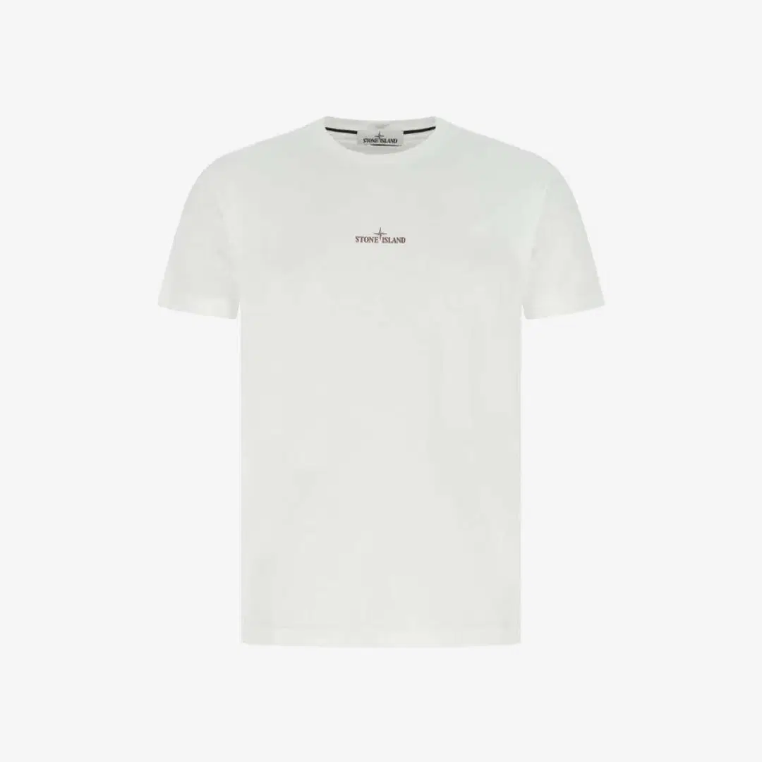 Stone Island Stone Island 2NS83 Marble One T-Shirt White - 21FW