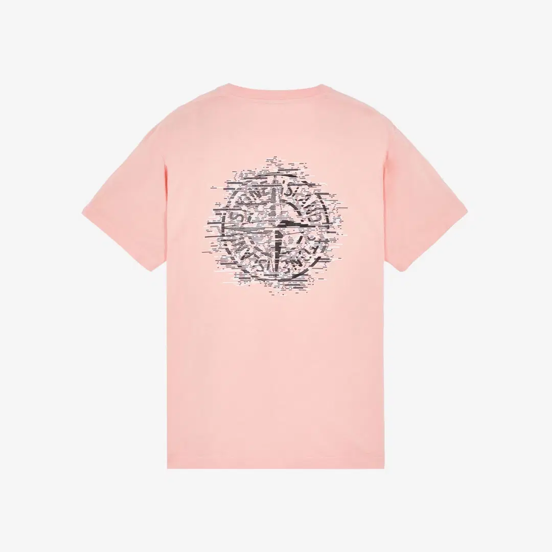 Stone Island Stone Island 2NS89 60/2 Cotton Jersey Garment Dyed Institutional One Print T-Shirt Pink - 23SS