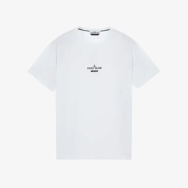 Stone Island Stone Island 2NS91 30/1 Archivo Raso Gommato Cover Colorato Print Garment Dyed T-Shirt White - 22SS - view 2