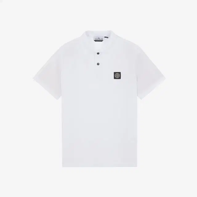Stone Island Stone Island 2SC17 Stretch Cotton Pique Polo Shirt White - 23SS - view 2