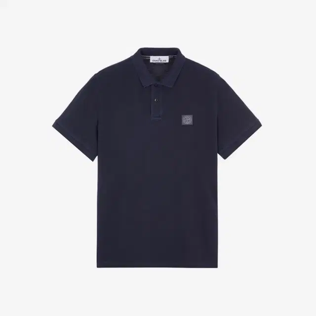 Stone Island Stone Island 2SC67 Pigment Dyed Short Sleeve Polo Shirt Navy Blue - 23SS - view 2