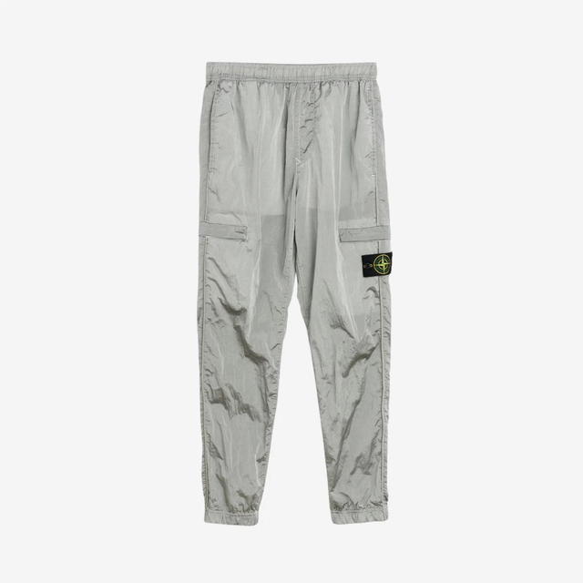 Stone Island Stone Island 31021 Nylon Metal Garment Dyed Cargo Pants Ice - 22SS - view 1