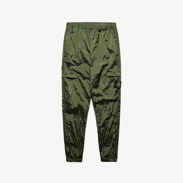 Stone Island Stone Island 31021 Nylon Metal Garment Dyed Cargo Pants Olive Green - 22SS - view 2