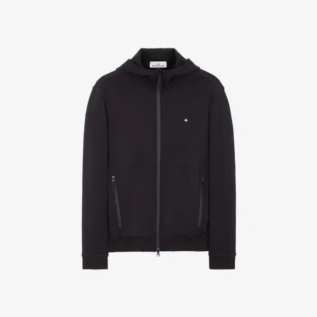 Stone Island Stone Island 615G5 Stellina Hooded Sweatshirt Black - 23SS - view 2