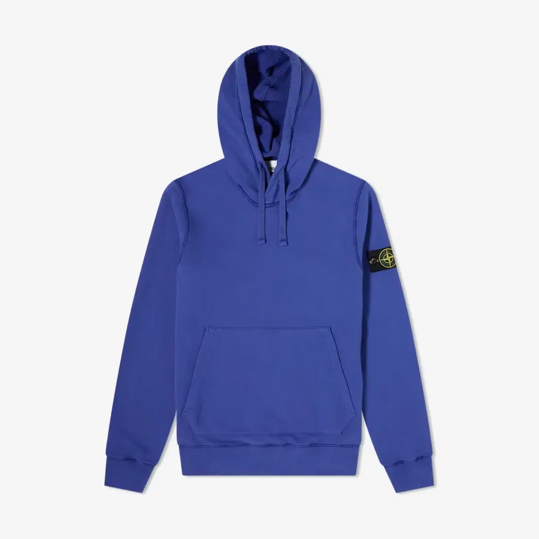Stone Island Stone Island 64120 Cotton Fleece Hooded Sweatshirt Periwinkle - 21FW