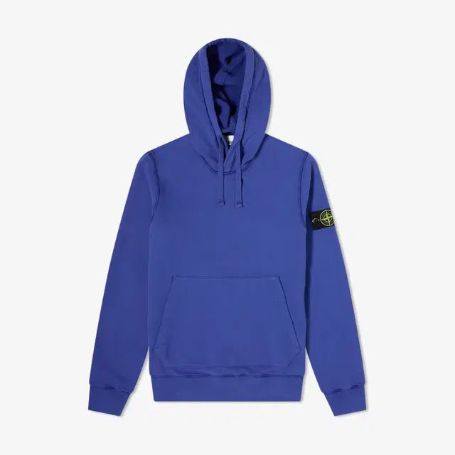 Stone Island Stone Island 64120 Cotton Fleece Hooded Sweatshirt Periwinkle - 21FW - view 2