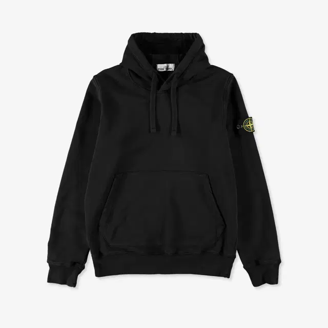 Stone Island Stone Island 64151 Cotton Fleece Hooded Sweatshirt Black - 21SS - view 2