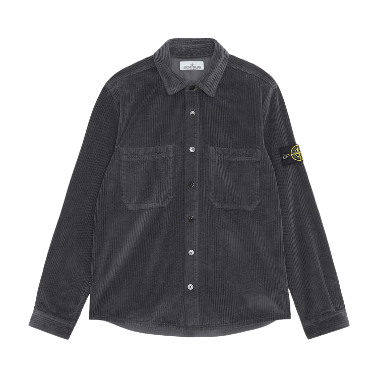 Stone Island Stone Island Cord Overshirt 'Lead Grey'