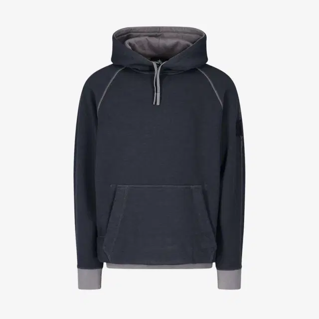 Stone Island Stone Island Shadow Project 60110 Wool Cotton Fleece Hooded Sweatshirt Charcoal - 21FW - view 2