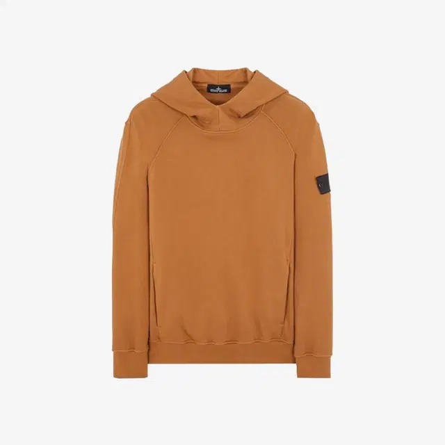 Stone Island Stone Island Shadow Project 60219 Embroidery Cotton Fleece Hooded Sweatshirt Tobacco - 23SS - view 1