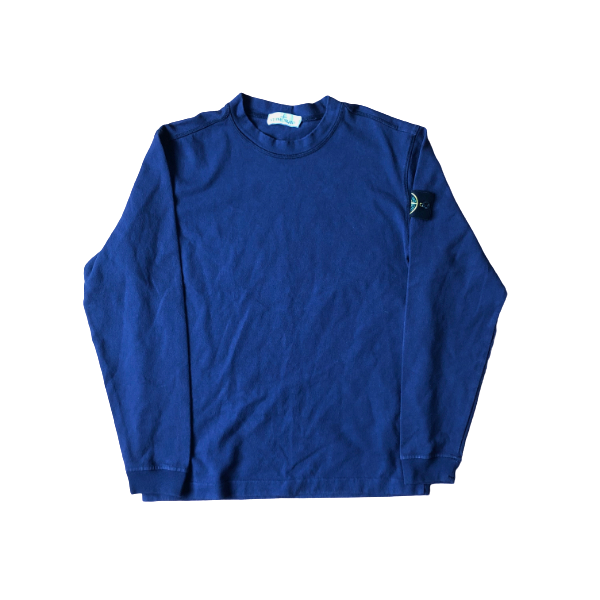 Stone Island Stone Island Navy Longsleeve T-Shirt