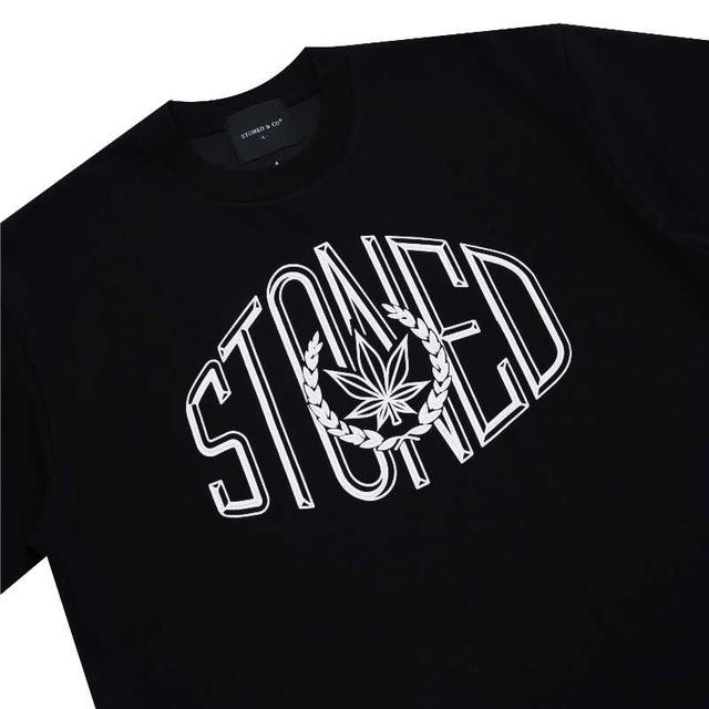 StonedandCo  Stoned ATC College Logo Tee Black - view 3