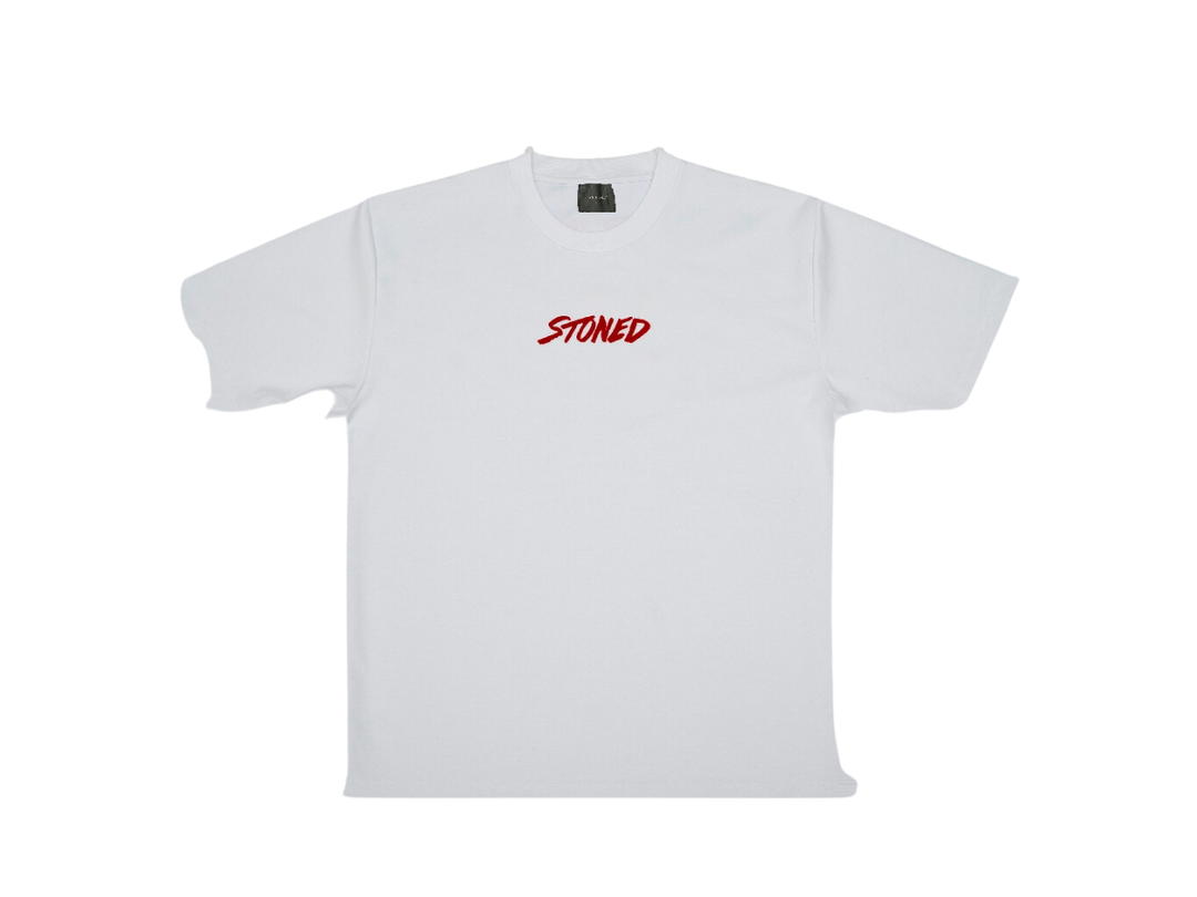 StonedandCo Colours : Genetic Hexagon Tee White