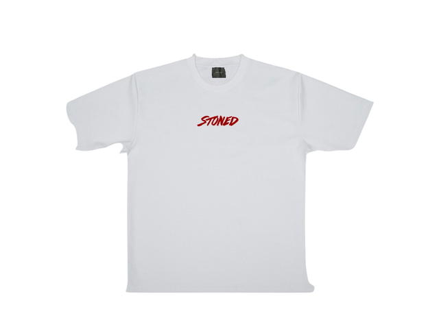 StonedandCo Colours : Genetic Hexagon Tee White - view 1