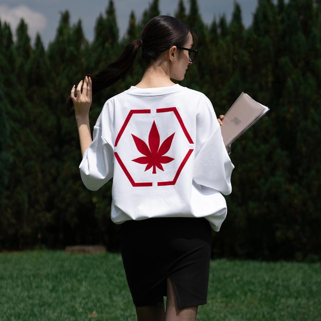 StonedandCo Colours : Genetic Hexagon Tee White - view 5