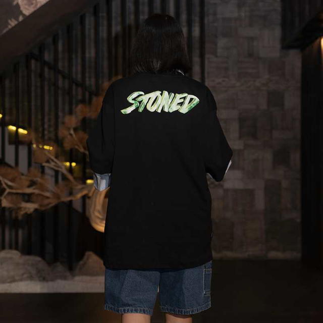 StonedandCo Golden Jade : Jade UIP Tee Black - view 4