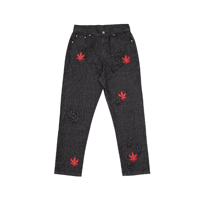 StonedandCo Golden Jade : Reform Jeans Black
