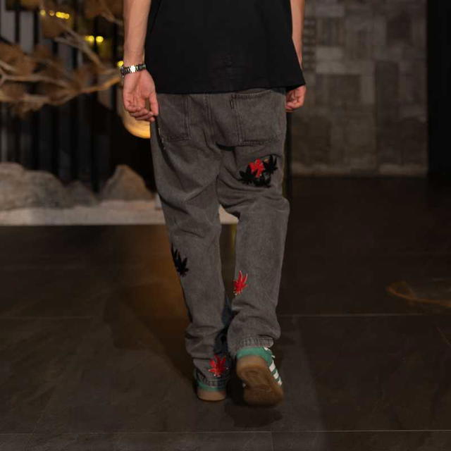 StonedandCo Golden Jade : Reform Jeans Black - view 4