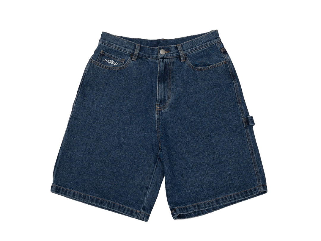 StonedandCo Mystic : Denim Jorts Blue