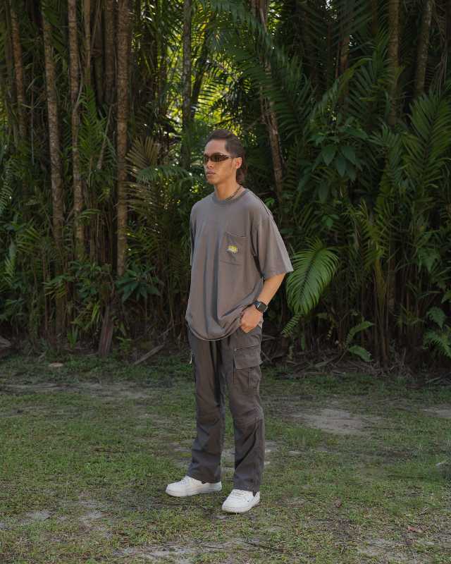 StonedandCo Originals : Pocket Tee Grey - view 3