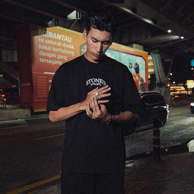 StonedandCo Stoned ATC Arch Logo Tee Black - view 5
