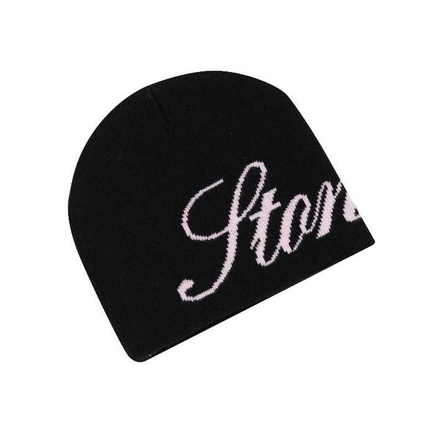 StonedandCo Stoned ATC Cursive Beanie Black Pink - view 2