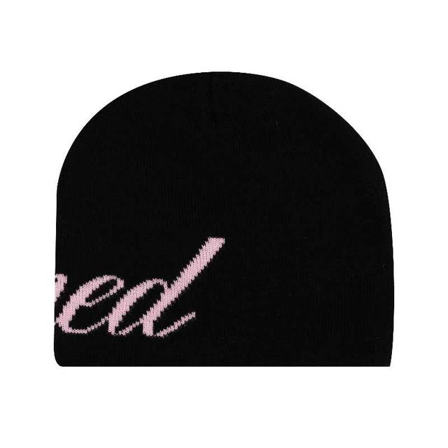 StonedandCo Stoned ATC Cursive Beanie Black Pink - view 3